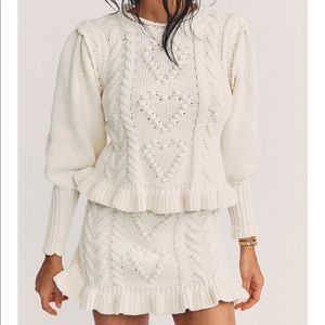 NWT LoveShackFancy Calantha Pullover